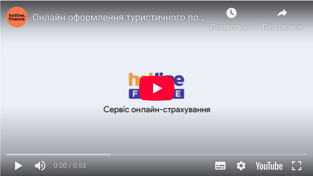 tourist insurance on hotline.finance video